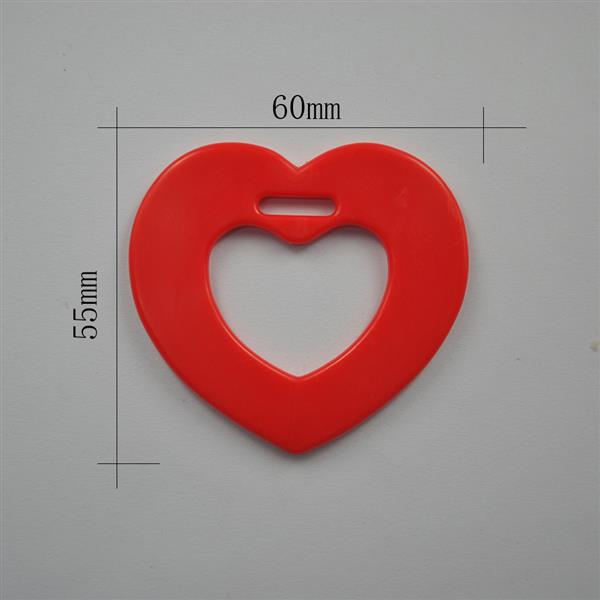 60*55mm心形牙胶 A32