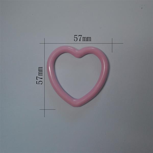 57*57mm 心形胶圈 B23
